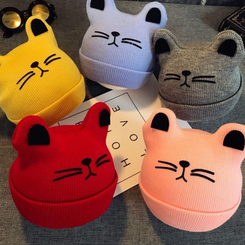 婴儿0-24个月双层款套头毛线帽男女宝宝春秋针织帽子儿童保暖帽子,童装/婴儿装/亲子装,帽子,淘宝优惠券,粉丝福利购,淘宝优惠卷