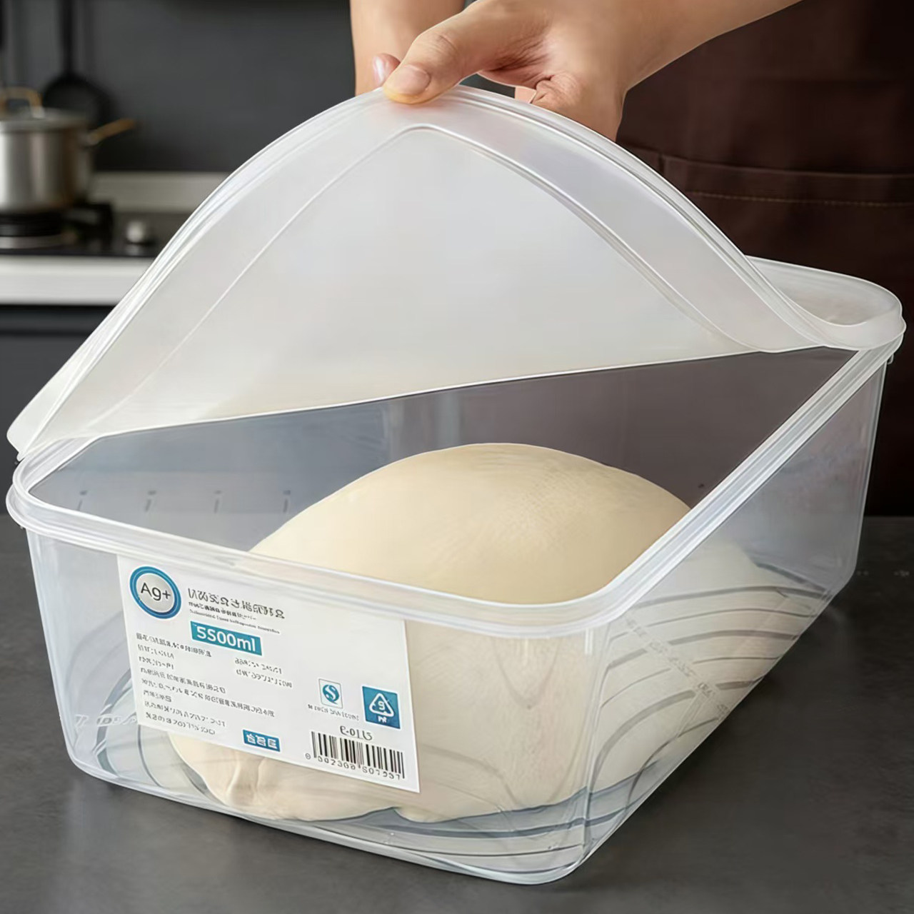 日本抗菌醒发面盒面团发酵盒面包吐司冰箱食品级保鲜厨房烘焙专用,收纳整理,食物收纳盒,淘宝优惠券,粉丝福利购,淘宝优惠卷