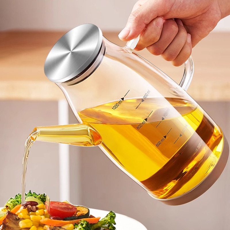 日本高硼硅玻璃油壶厨房家用