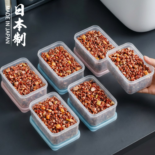 日本进口杂粮糙米饭分装盒定量减脂米饭食品级冷冻可微波加热饭盒