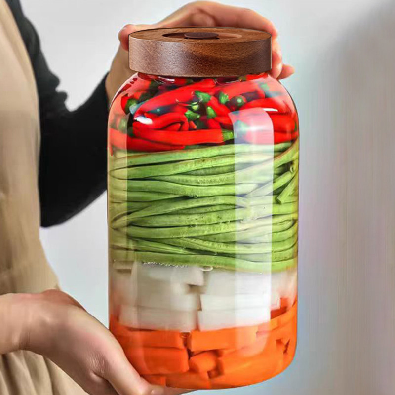 日本高硼硅玻璃泡菜坛子家用密封罐腌制咸菜瓶罐大号食品级酸菜缸,厨房/烹饪用具,泡菜罐/坛,淘宝优惠券,粉丝福利购,淘宝优惠卷