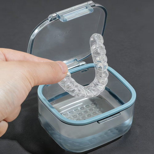 sungsa牙套收纳盒可沥水收纳