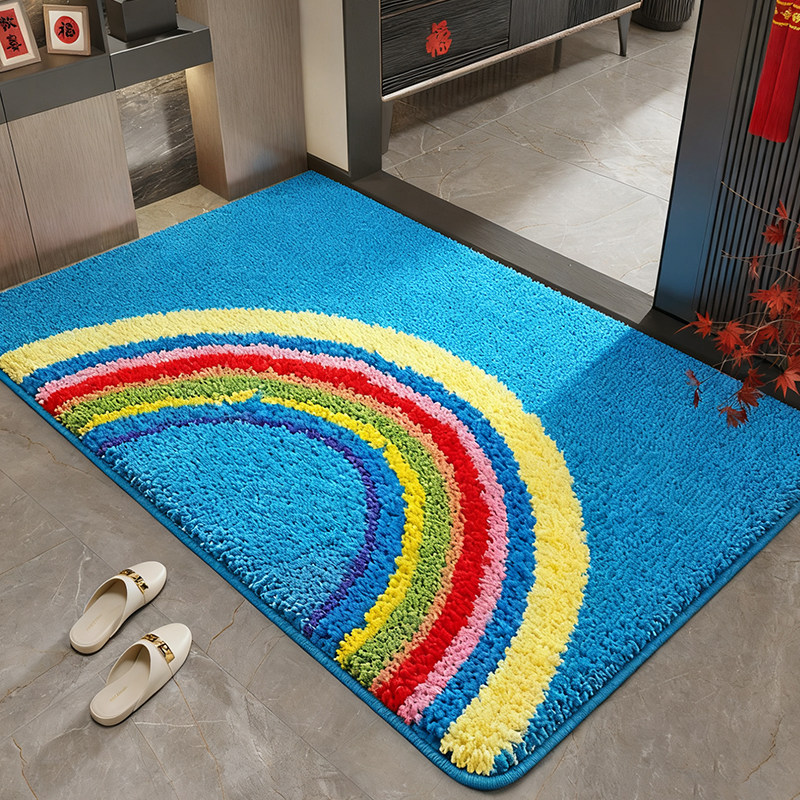 日本入户门地垫进门彩虹地毯高级门口垫家用门垫轻奢玄关客厅脚垫,居家布艺,入户地垫,淘宝优惠券,粉丝福利购,淘宝优惠卷
