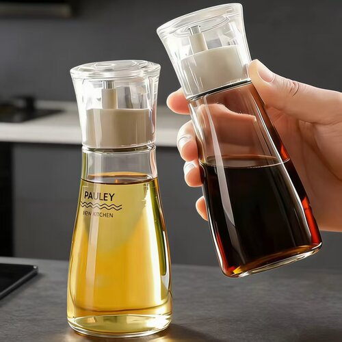 日本玻璃酱油瓶小香油瓶厨房家用密封醋酱油专用调料分装防漏油壶