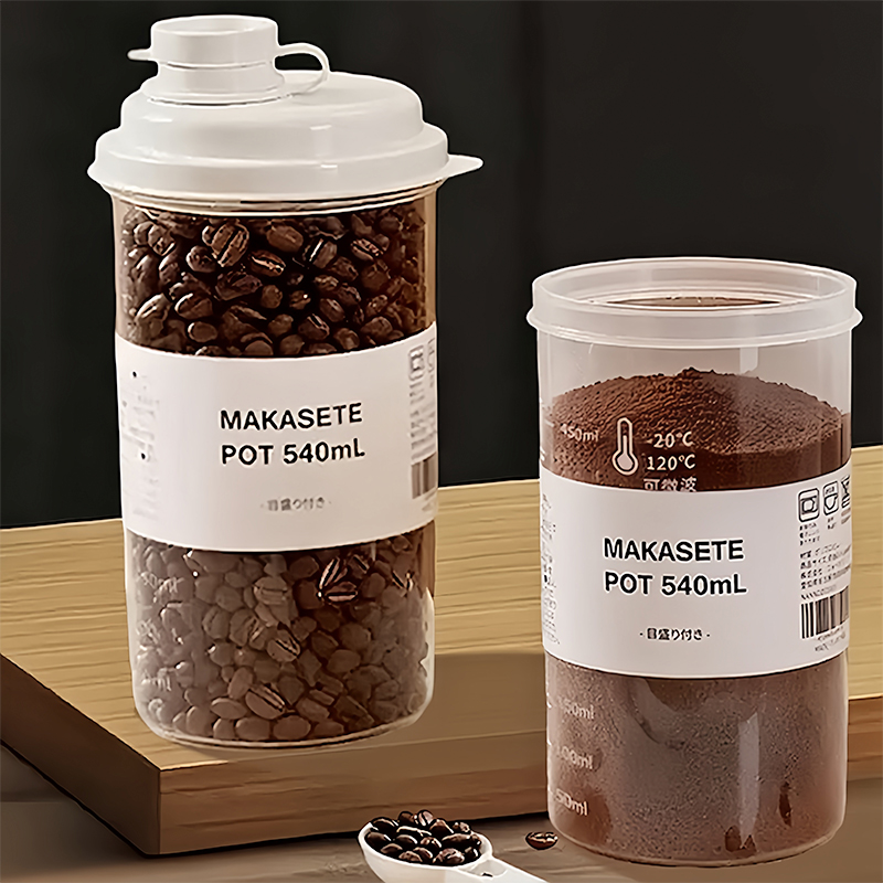 日本咖啡豆专用密封保存罐食品级家用防潮储存装咖啡粉收纳分装瓶