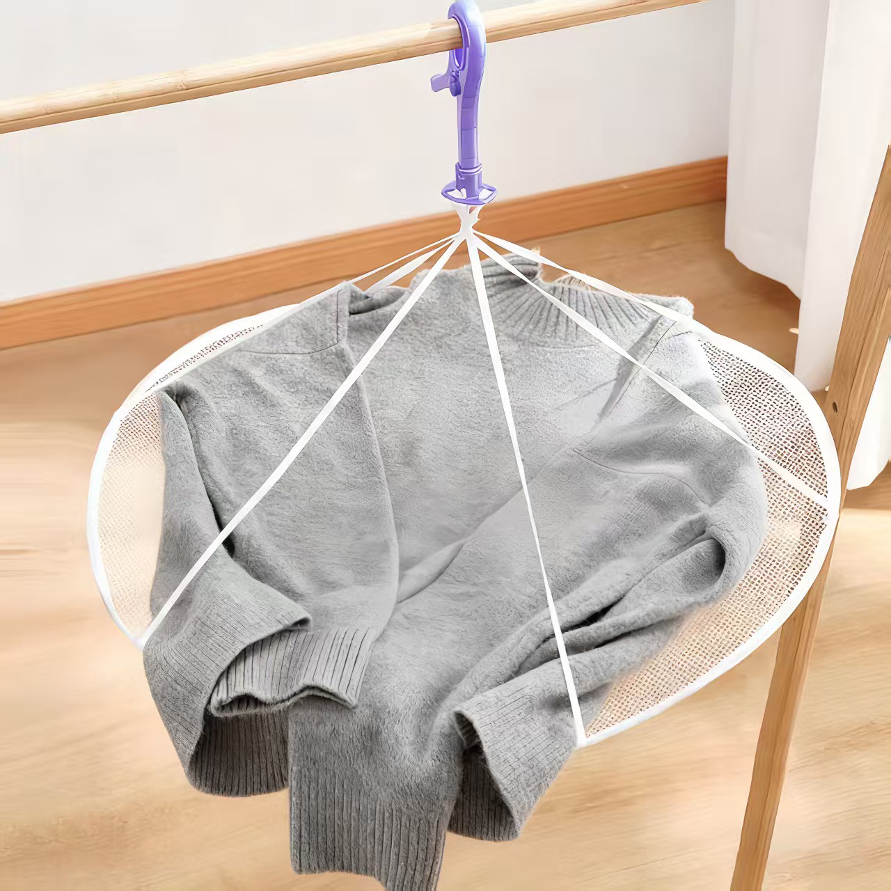 日本可折叠羊毛衫网兜