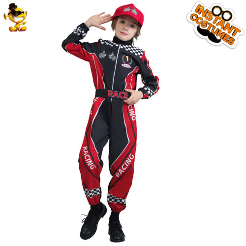 儿童赛车手服装舞台表演服装派对演出服装万圣节赛车手装扮服装