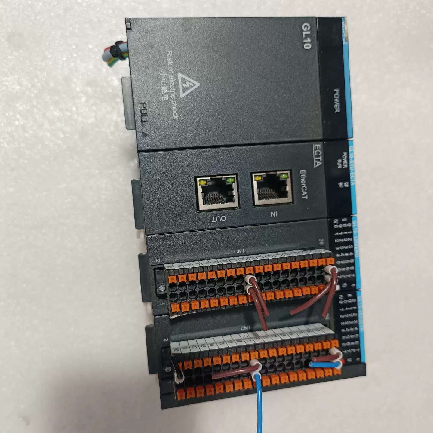 可维修二手拆机，汇川PLC GL10-PS2 成色漂亮，功能议价