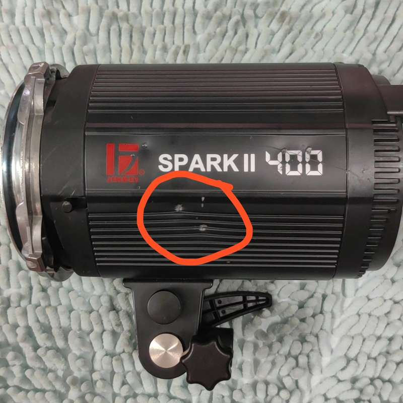 可维修(成色差)金贝SPARK II 400影室闪光灯，议价图片