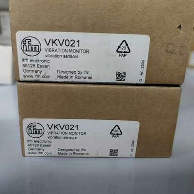 可维修易福门振动传感器VKV021 全新未拆封 带原包装盒 德国设议
