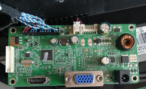 WESCOM显示器C2450主板MDHK240T电源驱动一体板T2407W