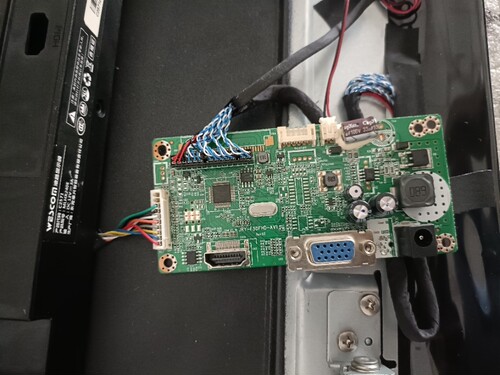 WESCOM长城显示器C2571主板MLHX240E电源驱动一体板
