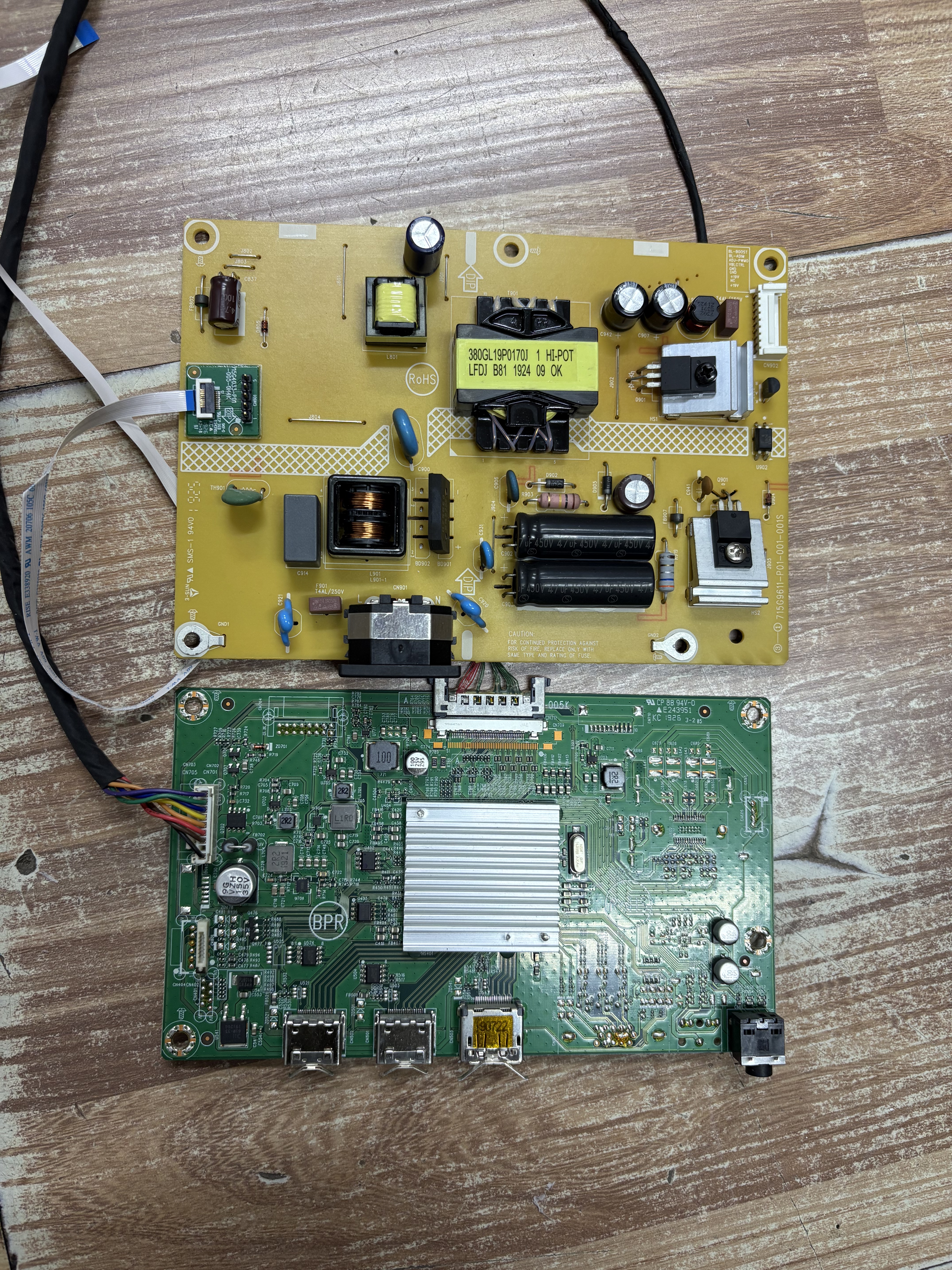 AOC显示器CQ27G1电源版27G1驱动板 高压板 主板一套