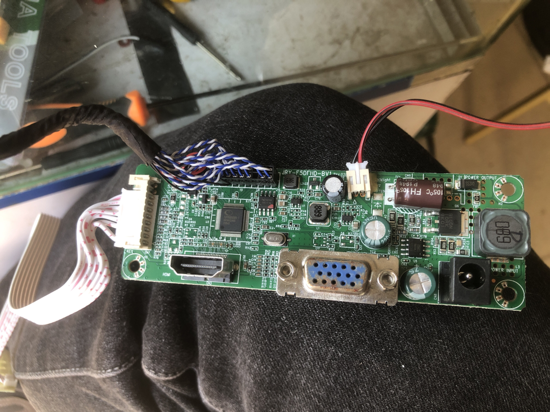 HUYINIUDA现代显示器DX238AI电源驱动一体板240EE主板E1924D