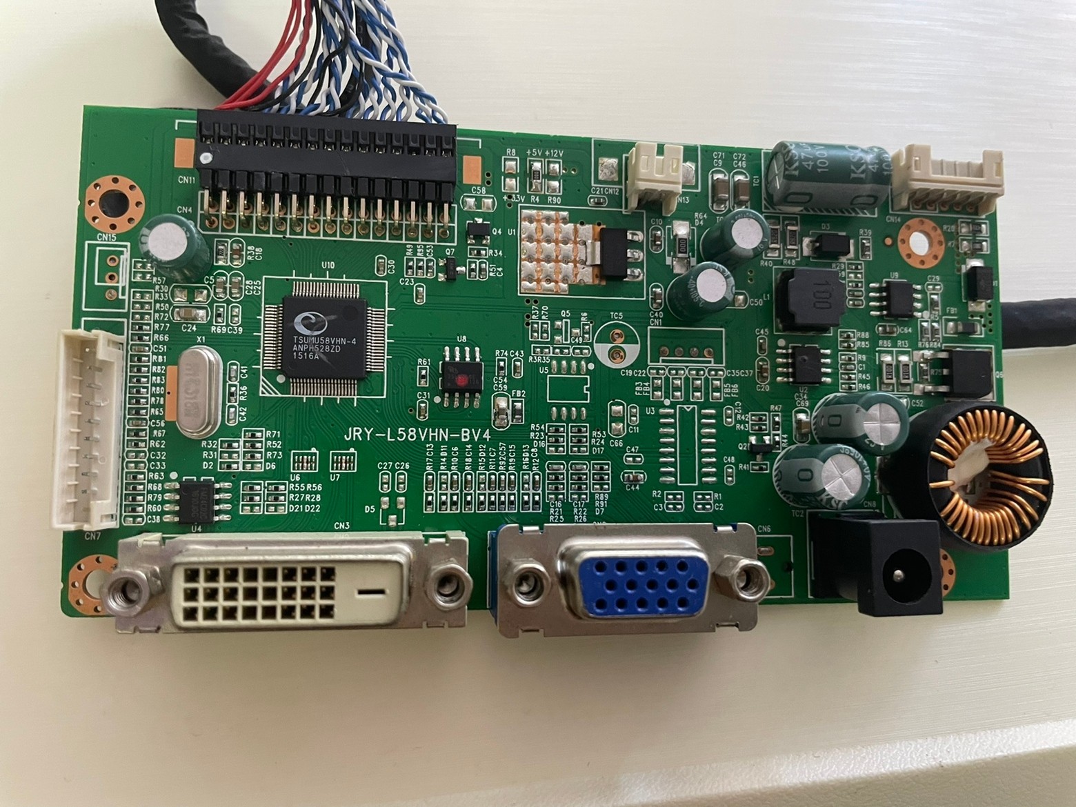 新境界显示器N2500主板HL3224E电源驱动一体板 8线图片