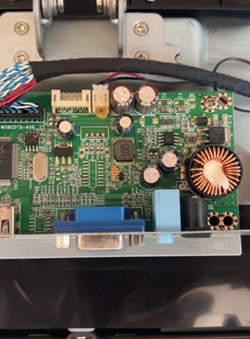 MENDA显示器F2775C主板C2704电源驱动一体板12V