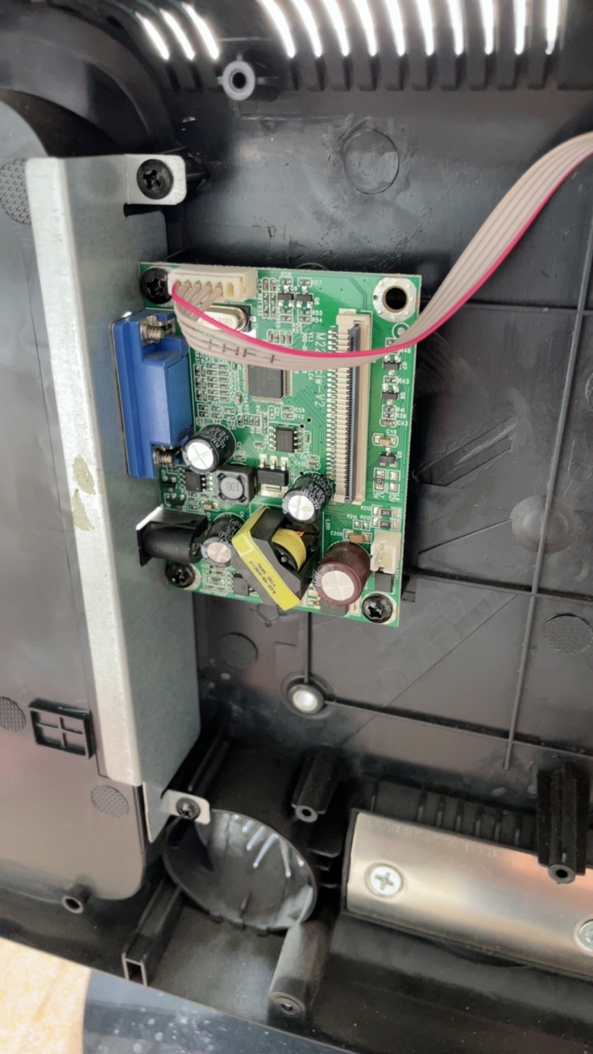 SANC三色显示器M225+主板M2285电源驱动一体板M2285B