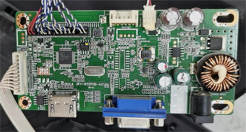 WESCOM长城显示器C2773HY主板WA2073KR电源驱动一体板12V
