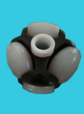 全向轮算盘轮双向轴承2LH-52万向轮福来轮外径52mm轮胎机械