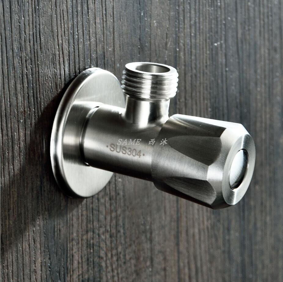 304不锈钢快开角阀三角阀止水阀水龙头热水器冷热水阀门接管阀体