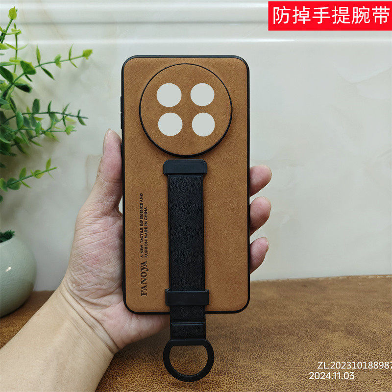 适用荣耀X60手机壳X60PRO防摔X40防掉X50GT防丢X50PRO防滑x70i手提腕带X50支架保护壳套软边新款创意个性男女