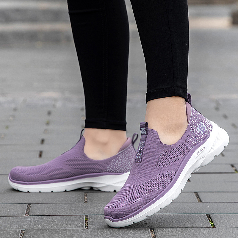 透气中老年健步鞋轻便防滑