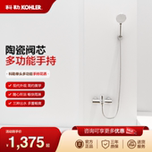 科勒KOHLER淋浴花洒套装 手持花洒喷头缸边花洒72319T 挂墙式