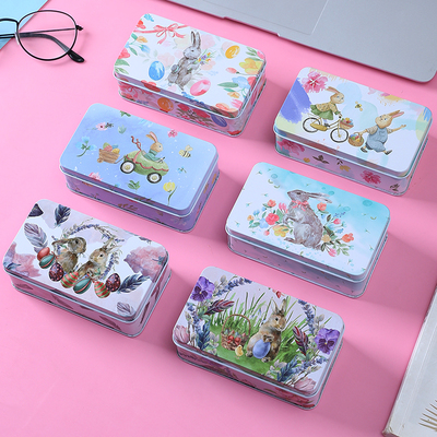 马口铁小型收纳盒带盖