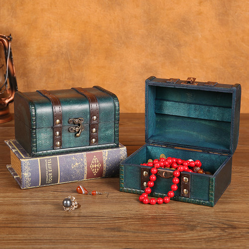 复古宫廷密码锁首饰收纳箱