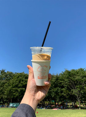ins网红咖啡店同款杯单独吸管