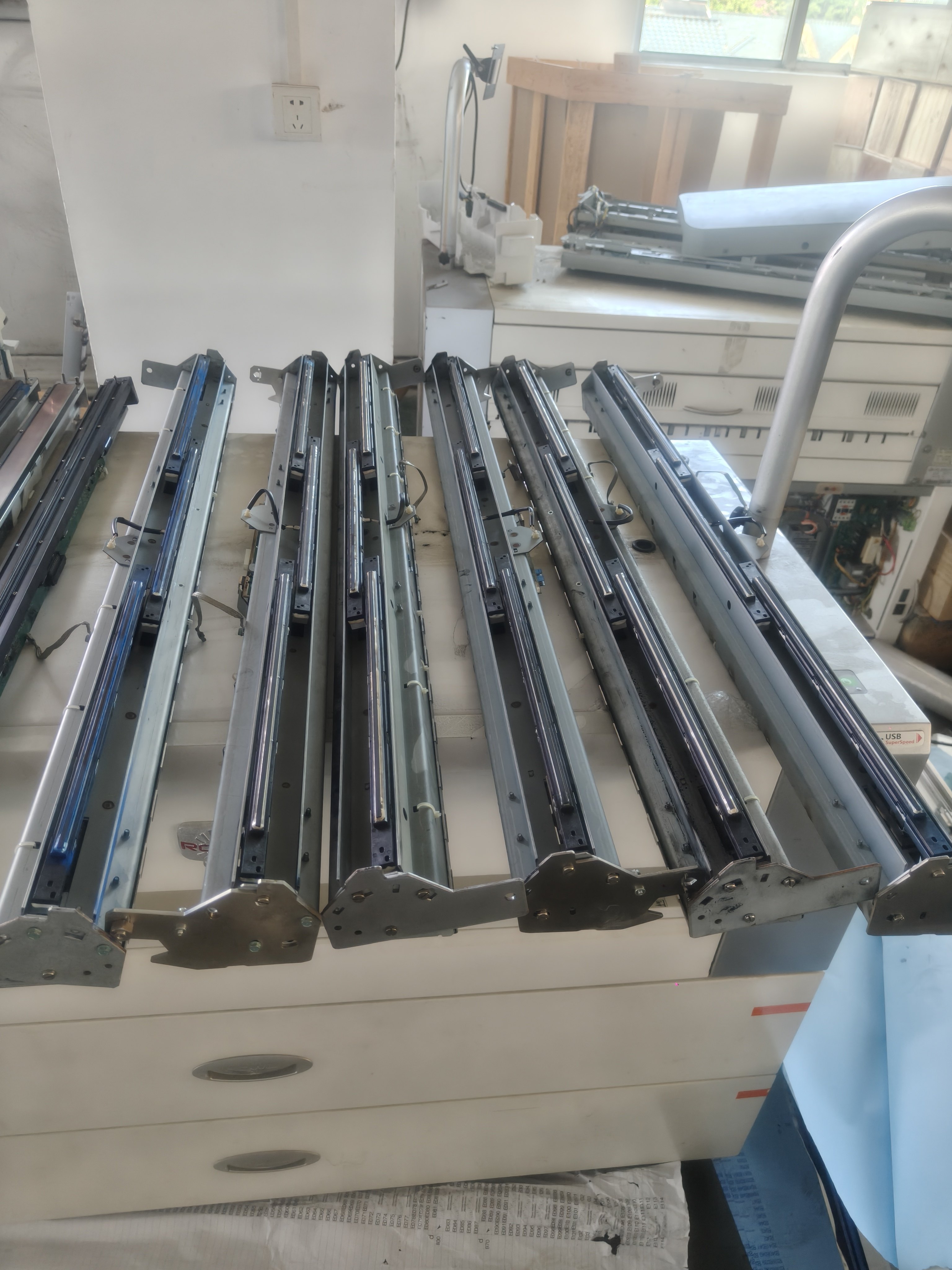 佳能奥西PW300 350打印条 激光条 全套