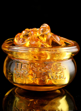 招财聚宝盆摆件玄关工艺品聚财