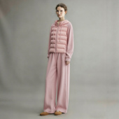 两件套 冬装 女2026巨好看 一整套加绒休闲棉服阔腿裤 减龄运动套装