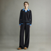 超漂亮绝美套装 春一整套韩系翻领假两件卫衣休闲两件套 女2026新款