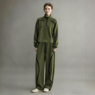 休闲两件套 女2026年早春酷飒拽姐穿搭卫衣弯刀裤 巨好看 运动套装