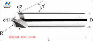 硬质合金R铣刀/内R倒角刀/反R刀R0.5,R1,R1.5,R2,R3,R4,R5,R7现货