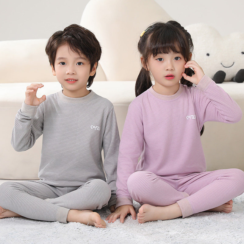 儿童秋衣秋裤德绒秋冬打底睡衣