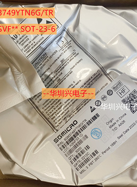 SGM3749YTN6G/TR 丝印SVF** SOT23-6 白色LED驱动器芯片 原装圣邦