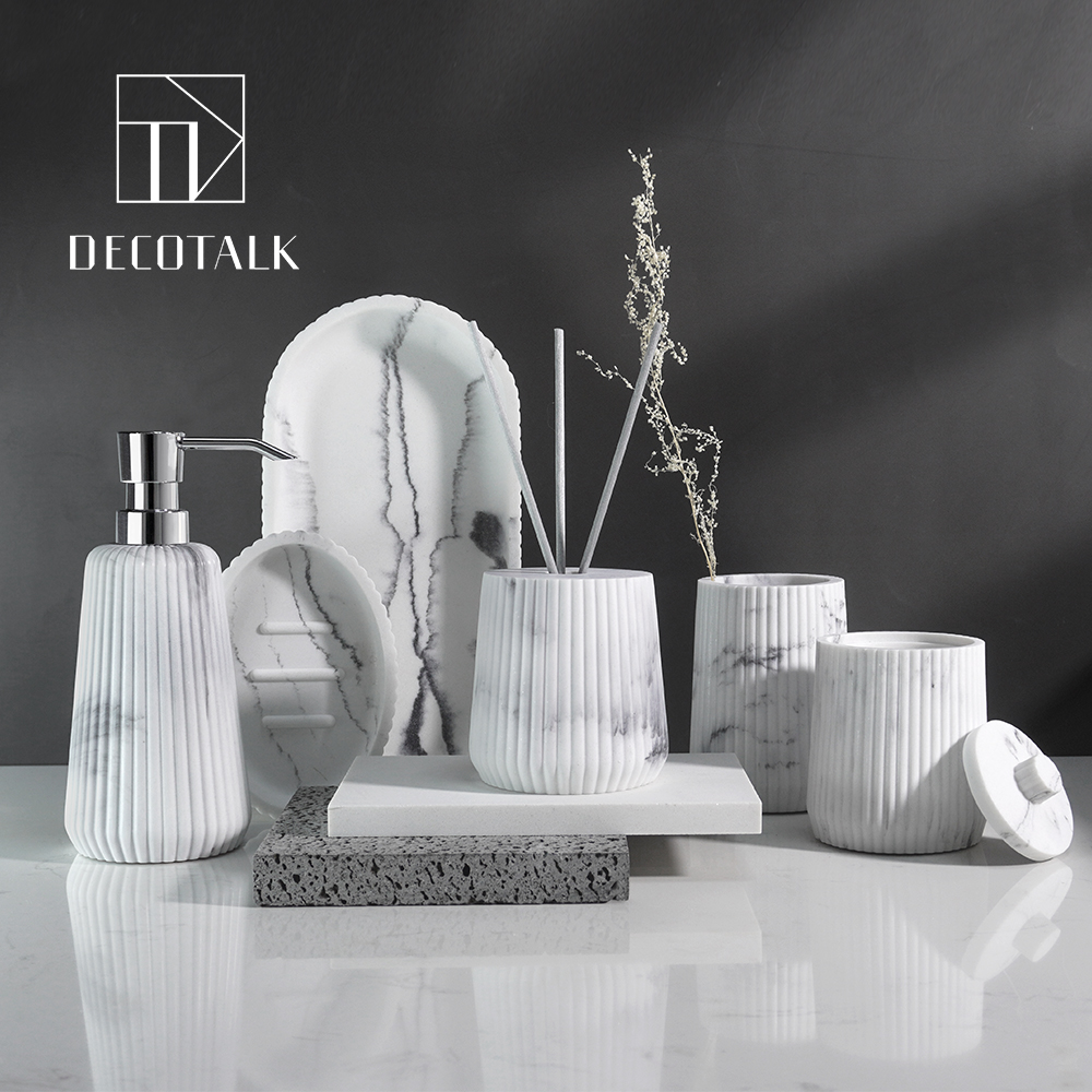 DecoTalk原创设计砂岩洗漱套装