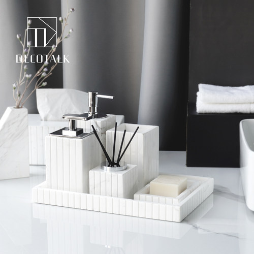 DecoTalk轻奢大理石卫浴洗漱套装
