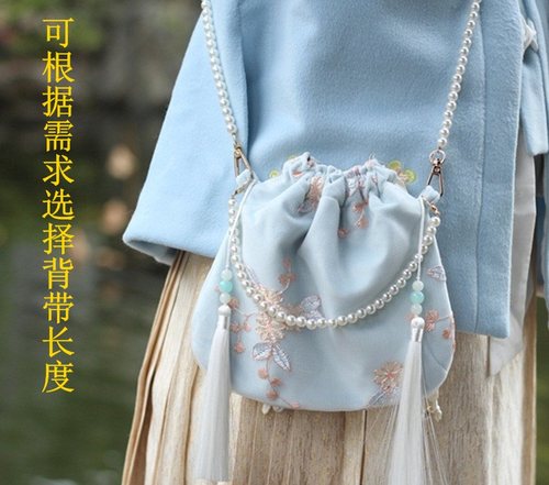 蕾丝手机包中国风汉服包古风