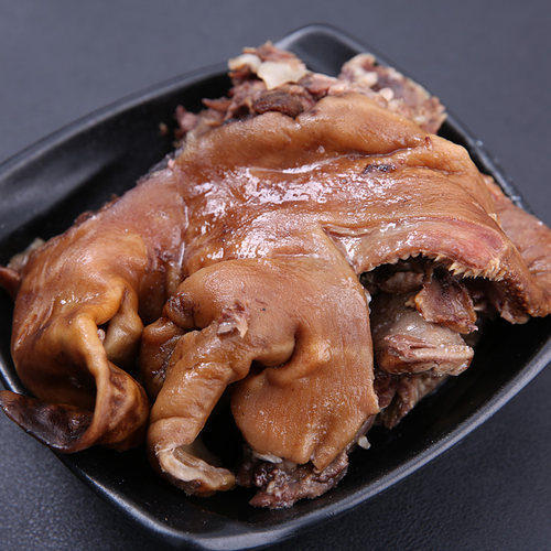 内蒙呼市清真去骨羊头肉500g熟食下酒菜香网红羊脸肉羊开袋即食