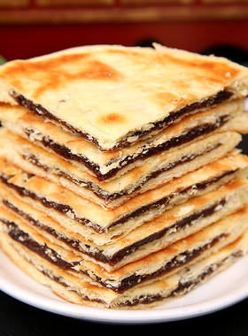 内蒙手工红糖烙饼500g 5张老式红糖夹心酥饼焙子巴盟传统小吃饼