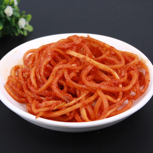 内蒙特产 呼市回民区青萝卜香辣酸甜丝250克 朝鲜拌菜