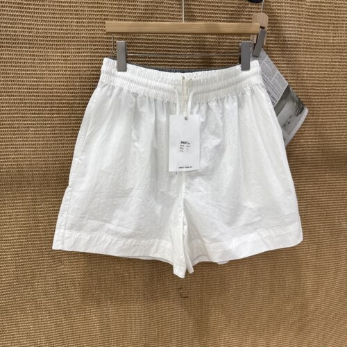 悦己ENJOY29903夏装韩版休闲宽松大码松紧腰抽绳阔腿五分裤短裤女