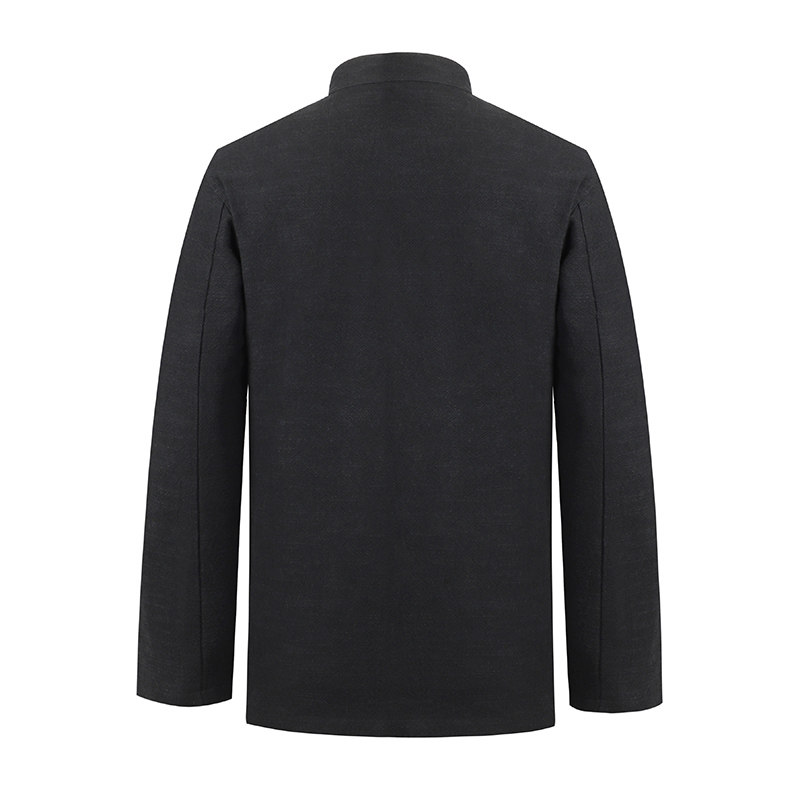 MIDDLE-AGED AND ELDERLY MENS TANG SUIT LINEN TOP SPRING AUTUMN LOOSE PLUS SIZE CHINESE STYLE CHINESE JACKET COTTON LINEN JACKET