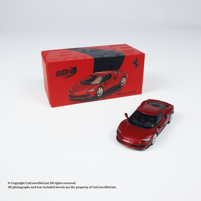 BBR 1:64 法拉利 Ferrari 296 GTB 红色 合金汽车模型