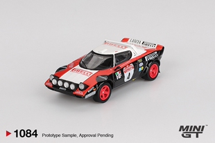 [现货]MINIGT 1:64 蓝旗亚 Stratos HF 4# 1978 合金汽车模型1084