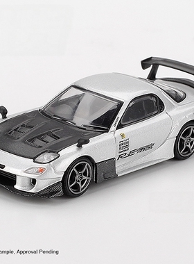 [现货]MINIGT 1:64 马自达Mazda RX-7(FD3S) 银 合金汽车模型1106