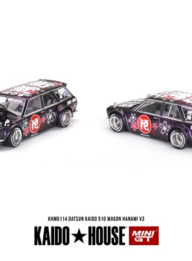 Kaido House＋MINIGT 1:64 得胜 Datsun 510 瓦罐 V3合金模型 114